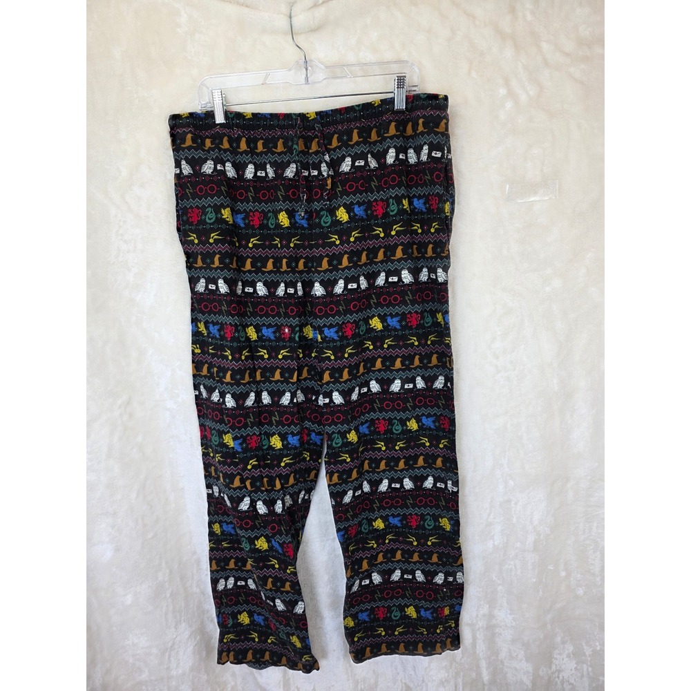 Hanna Andersson Harry Potter Organic Cotton Pajama Set Large Fair Isle Wizarding - Picture 8 of 12